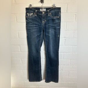 Big Star Dark Blue Straight Leg Jeans